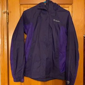 Columbia Raincoat, Purple, Women’s Medium (worn once)